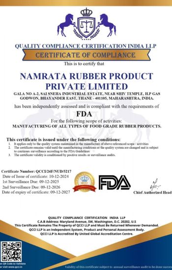 FDA Certificate