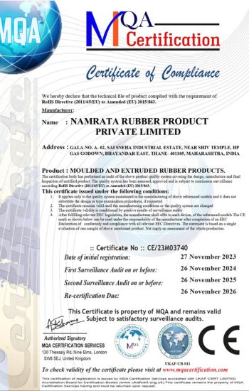 CE Mark Certificate